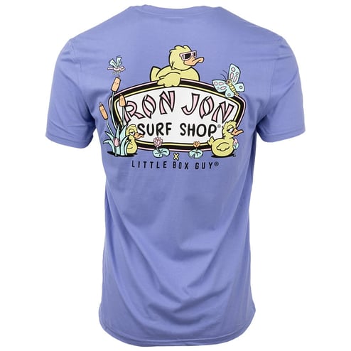 Little Box Guy Ron Jon Electric Purple Pond Life Tee