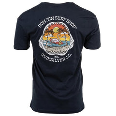 Quiksilver Ron Jon Flamingo Nation Navy Tee