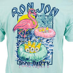 Party Pants Ron Jon Chalk Mint Pool Party Tee