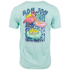 Party Pants Ron Jon Chalk Mint Pool Party Tee