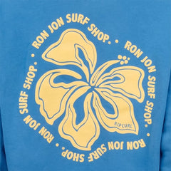 Rip Curl Ron Jon Women's Blue Bell Surf Puff Pullover Hoodie