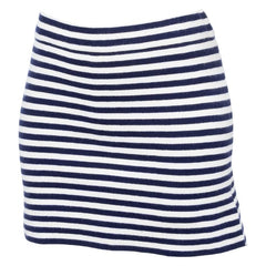 Sofie the Label Women's Navy Striped Mini Skort