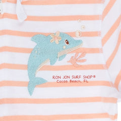 Earth Nymph Ron Jon Cocoa Beach FL Summer Dolphin Baby Girl Zip Hoodie