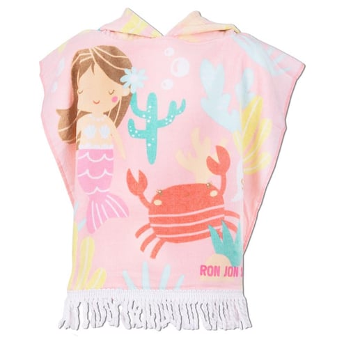 Earth Nymph Ron Jon Toddler Mermaid Towel Cape