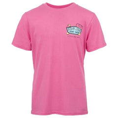 Little Box Guy Ron Jon Kids Pink Back to the 90's Tee